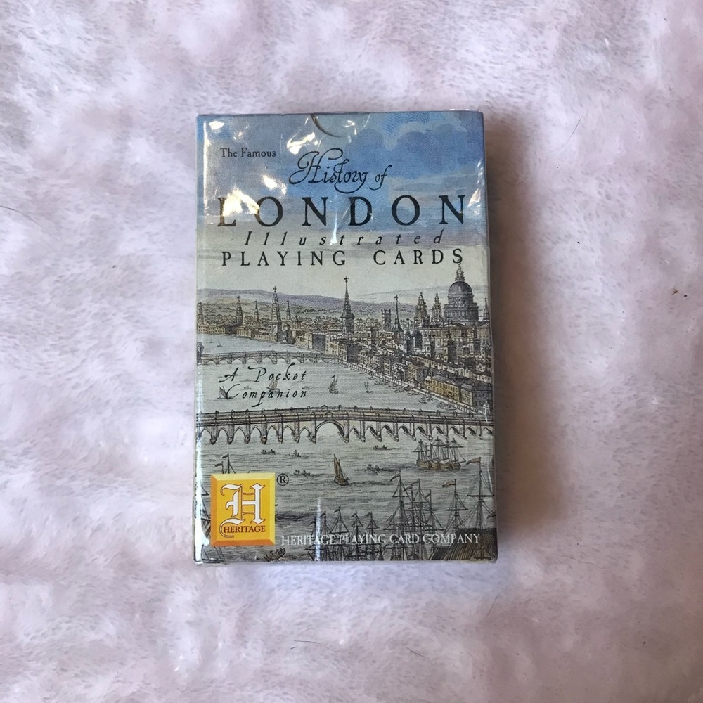 Heritage British History of London playing cards Britain novelty playing cards